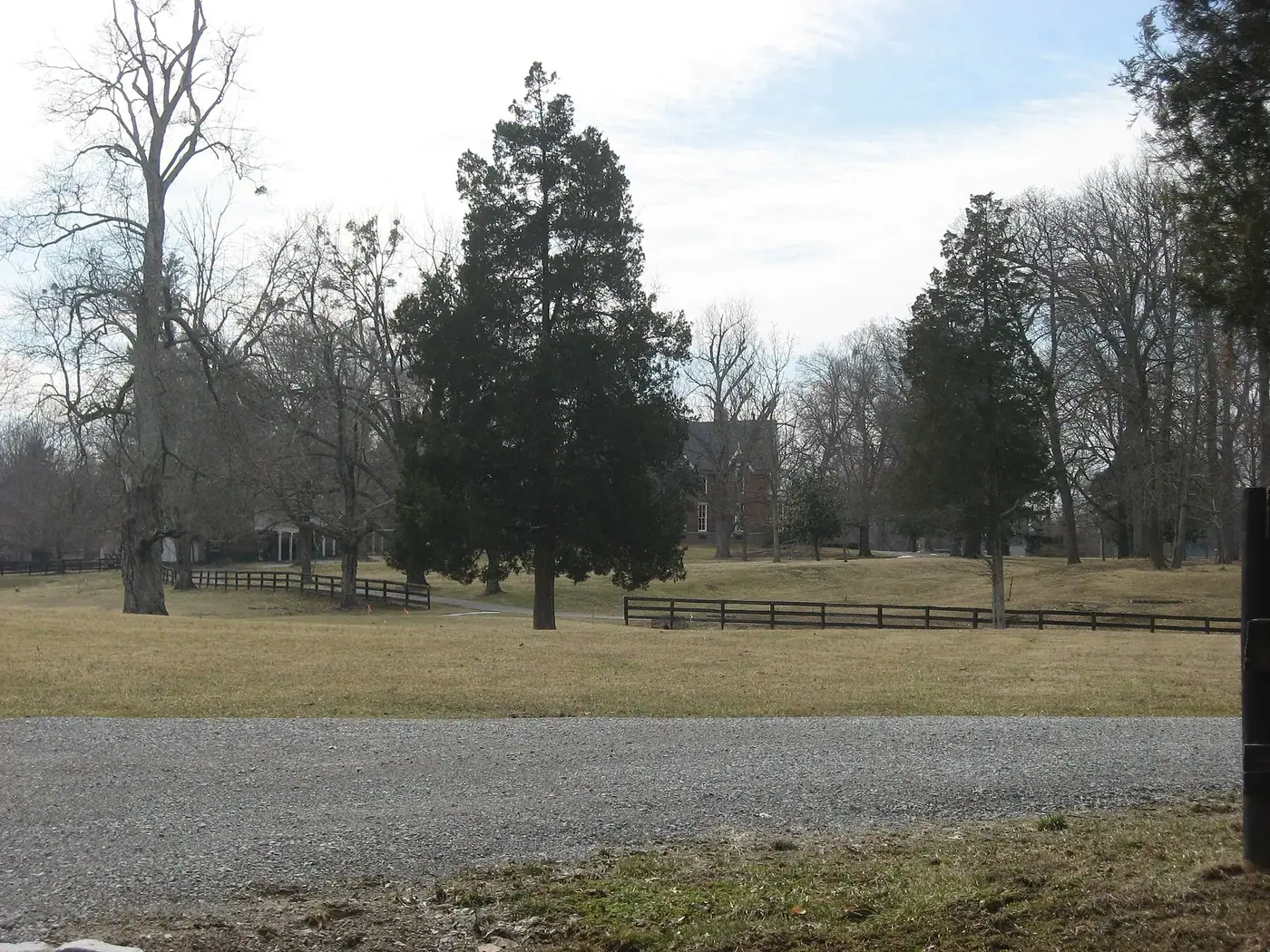 The Anchorage, the 1868 Gothic Revival house on Evergreen Road that gave the town its name